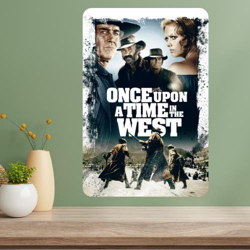 Once Upon a Time in the West Classic Movie Metal Poster Sign 20x30cm（7.8x11.8inch）