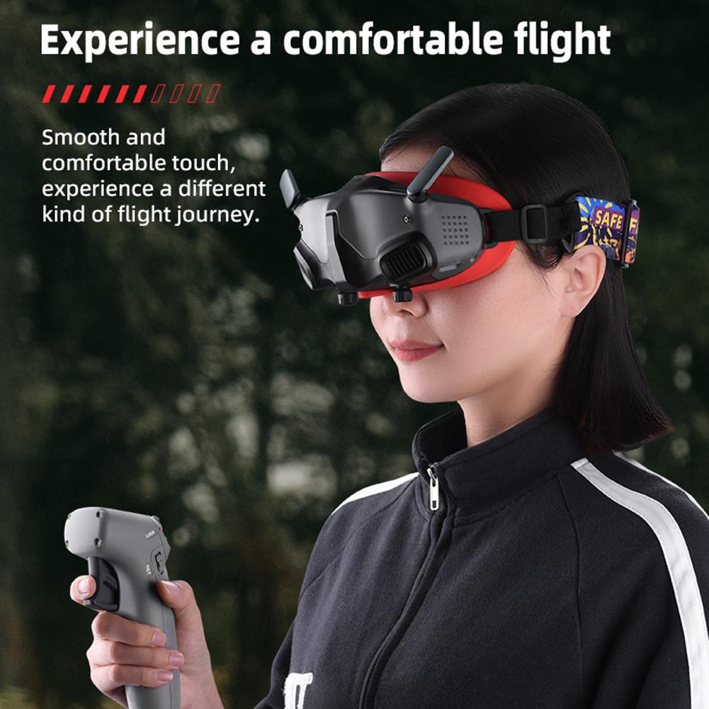 Augenpolster für Flugbrillen aus Silikon, bequeme Schutzbrille, Gesichtsmaskenabdeckung, Brillenersatzzubehör für DJI Avata Goggles 2