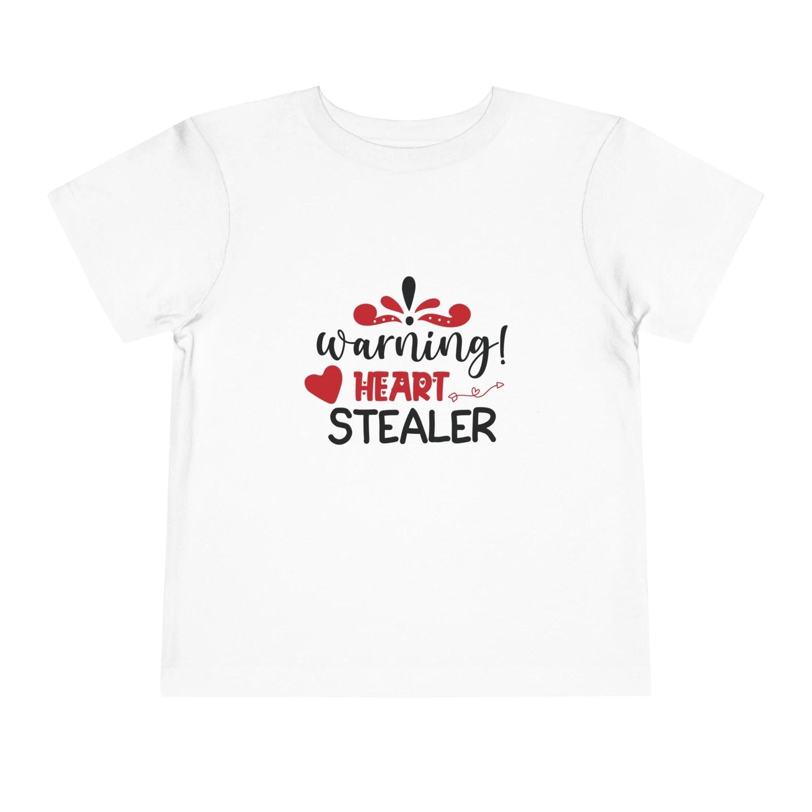 

Warning! Heart Stealer Toddler Short Sleeve Tee 2XL