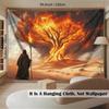 2D Moses Burning Bush Backdrop for Religious & Passover Celebrations
