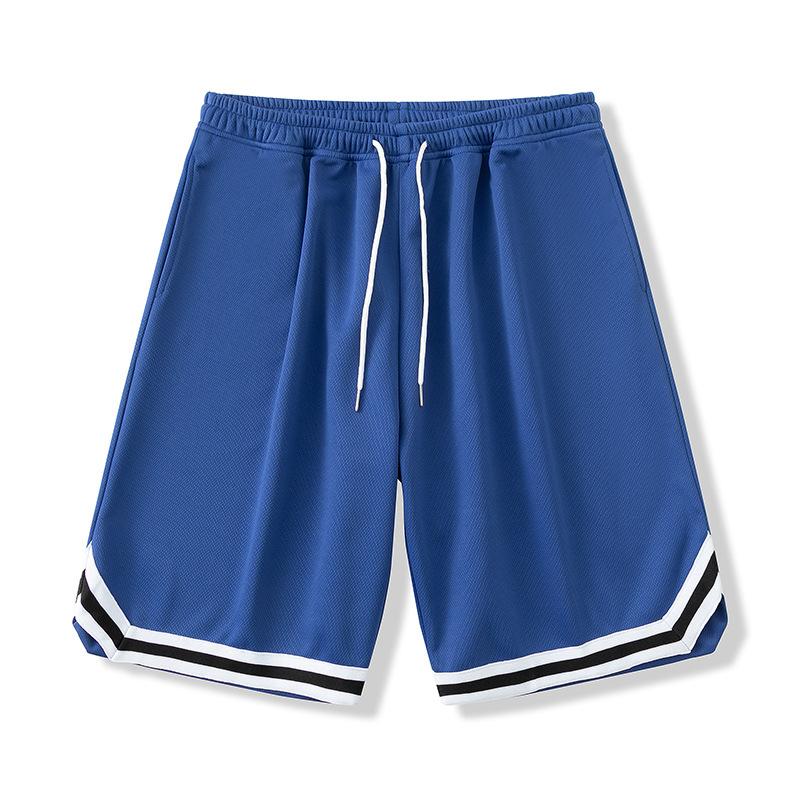 

Летние шорты мужские пляжные брюки повседневные спортивные брюки мужские дышащие свободные брюки пять четвертей XXL синий