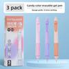 LANGUO ST Tip Retractable Gel Pen for Kids Ergonomic Grip Writing Friction Erasable Blue Black Ink Stationery School Supplies
