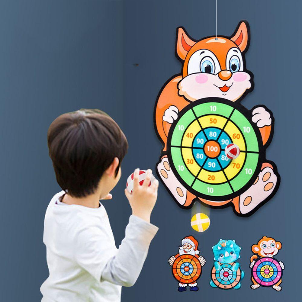 Boys Girls Indoor Throw Dartboard Sticky Ball Toys Kids Gift Target Sports Game Dart Board Game