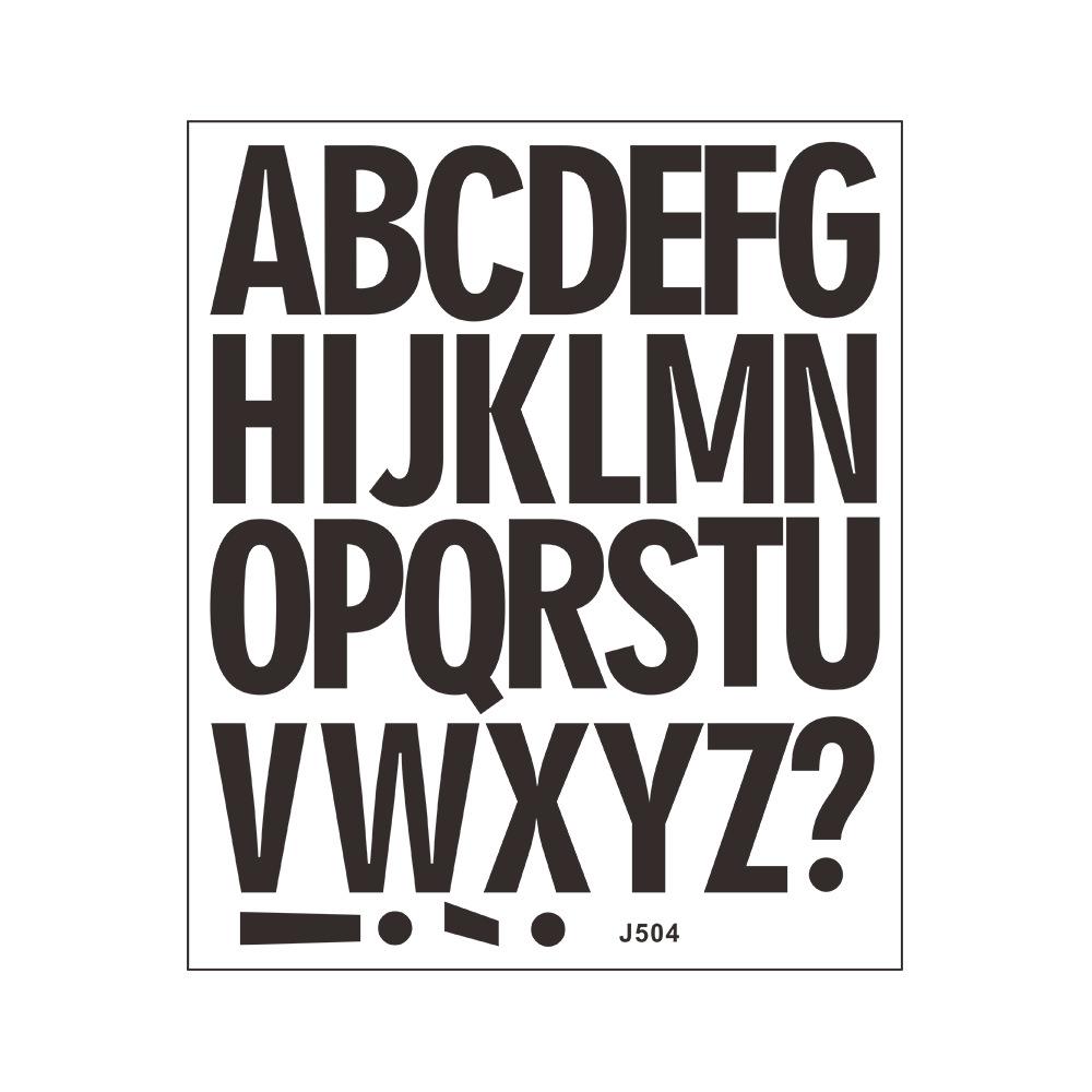 A Hand-painted Notebook with 26 English Letters Can Be Freely Pasted As Home Beautification and Decoration Wall Stickers