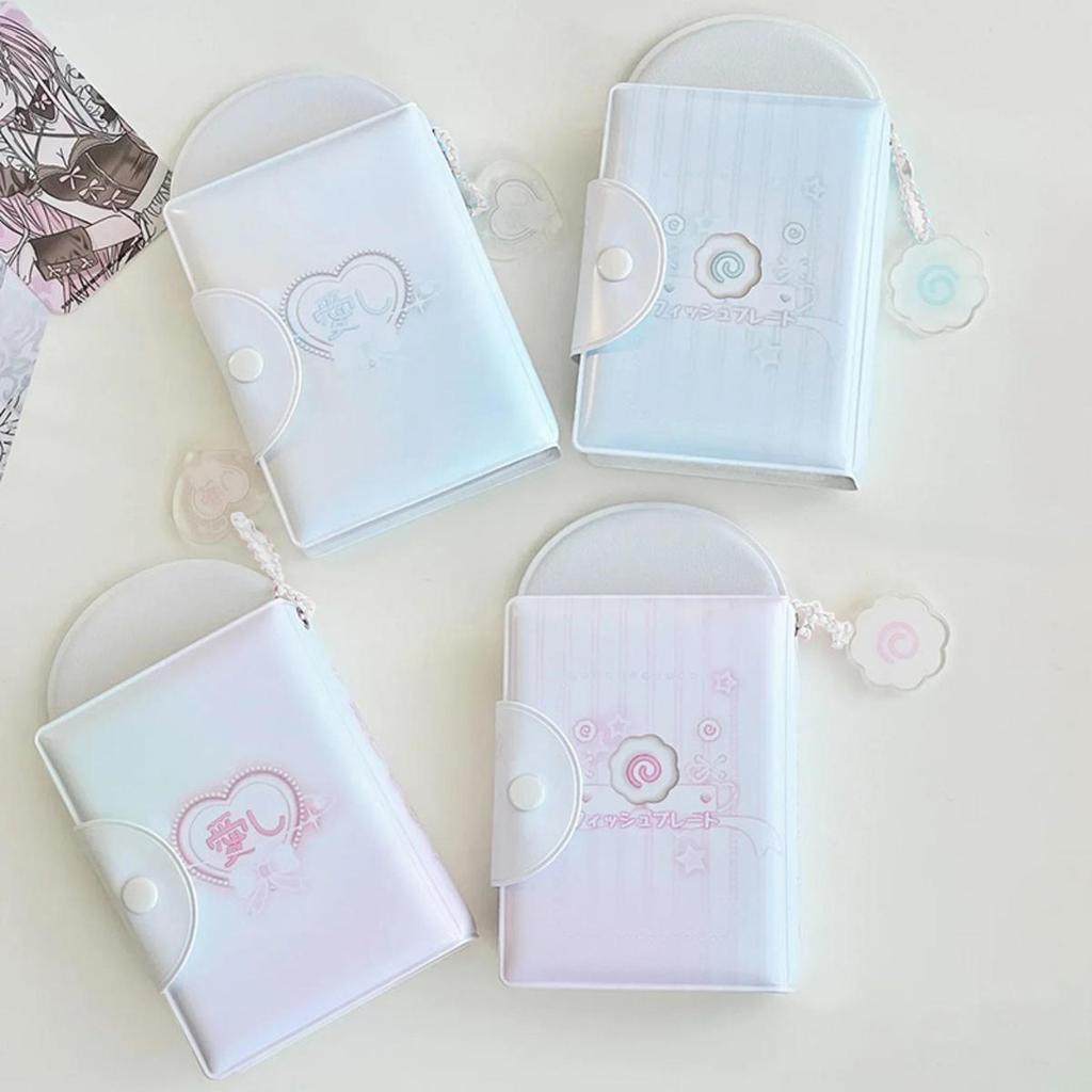 3 Inch 32 Slots Photo Album Collector Book Photocard Holder Card Holder Sweet Square Hollow INS Cartoon Album Cards Binder