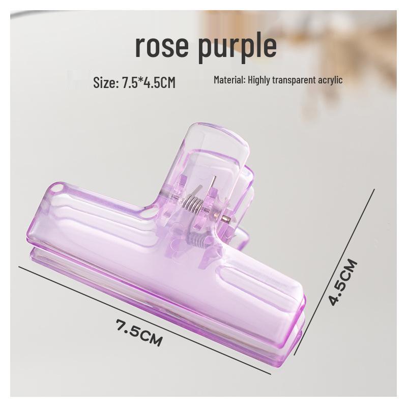 Transparent Acrylic Bulldog Clips for Documents and Tickets - Stylish, High-Value for Students and Office Use