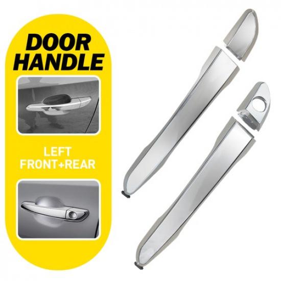 2X Front+Rear Left Exterior Outer Door Handle For 2016- Hyundai Tucson EOOK