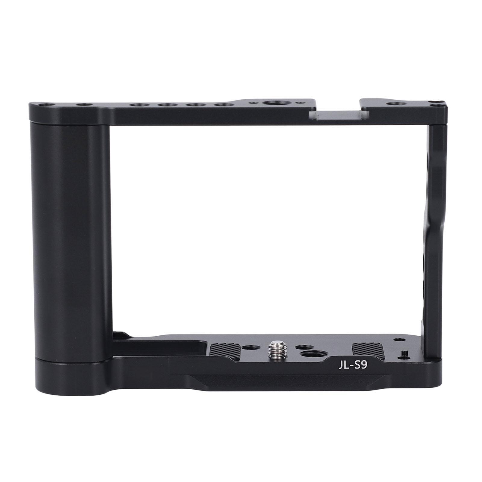 

Aluminum Alloy Camera Cage for S9 1 4in 3 8in Thread Holes Cold Shoe Mount Video Camera Cage Rig