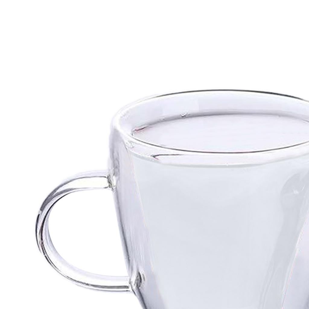 Double Walled Insulated Shape Mug Drinkware with Handle - 200ml