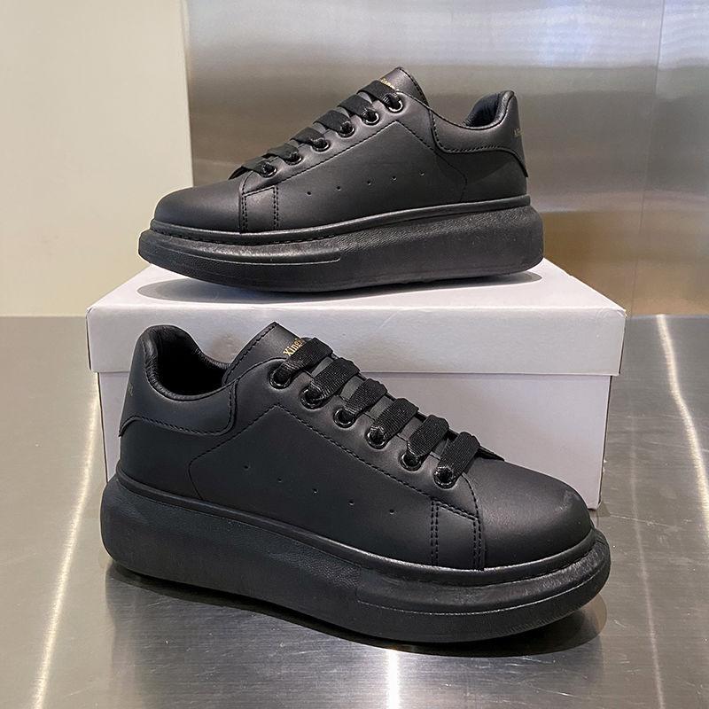 

Little white shoes men s shoes platform-soled kitchen non-slip work shoes fashionable versatile height-increasing couple tide shoes black shoes 35 men