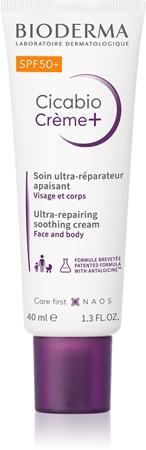 

Bioderma Cicabio Crème+ Spf 50+ Крем для лица Spf 50+ TU прозрачный