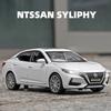1/32 Nissan Sylphy Alloy Car Diecast Metal Model Sound & Light Children Toy Car Central Control Ornaments Birthday Gift for Boy