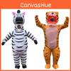 Hilarious Tiger Zebra Inflatable Costume For Adults Perfect For Halloween Parties