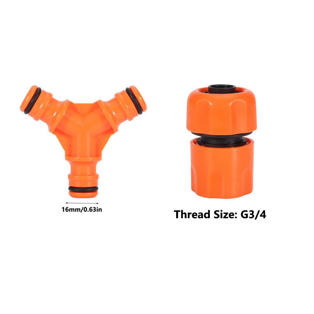 3 Way Hose Connector Y Shaped Design Hose Garden Water Splitter Hose Splitter  Outdoor Watering
