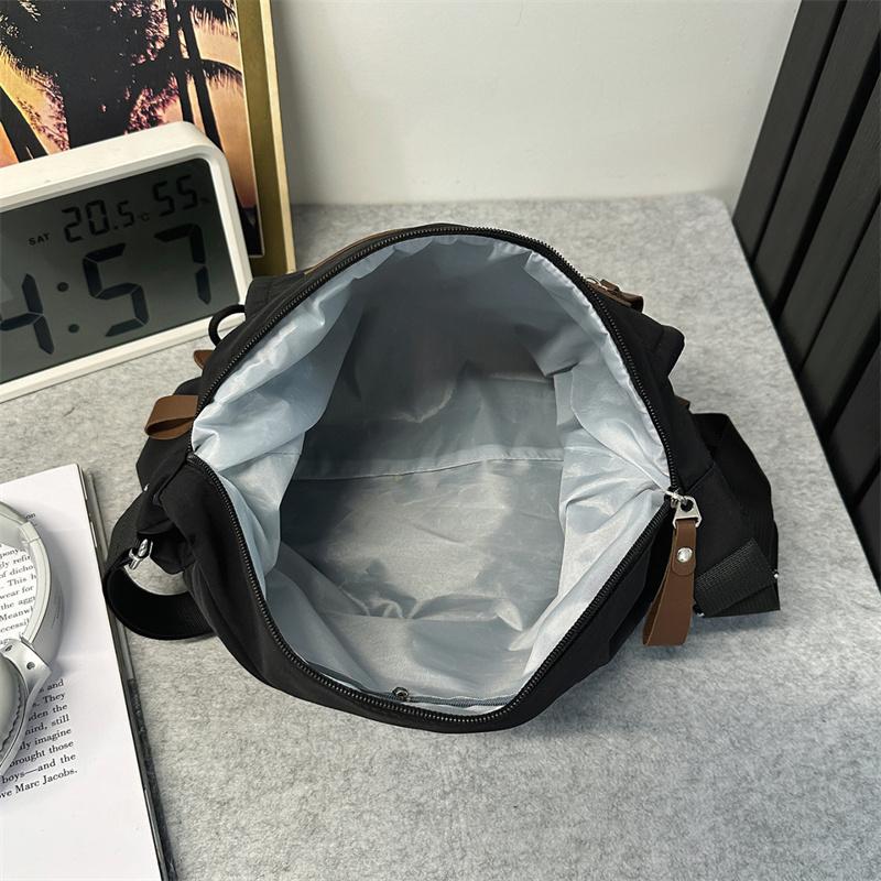 Herren Umhängetasche mit großem Fassungsvermögen Student Messenger Bag