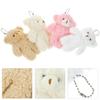 CALLARON 16-Piece Stuffed Bear Keychains, Stuffed Bear Pendants, Stuffed Key Ring Charms, Cute Keychains, Keychains, Straps