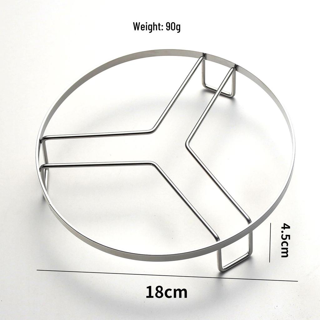 Stainless Steel Multi-Functional Steamer Rack - Food Grade Steaming Plate for Eggs and Vegetables