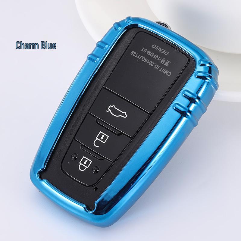 

ТПУ чехол для ключа автомобиля для Toyota Camry, CHR, IZOA, Prado 2700 Color Box Packaging