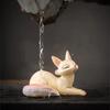 Creative Desk Small Statue Lovely Animal Figurine Tearoom Ornament Miniatures Sculpture  Office