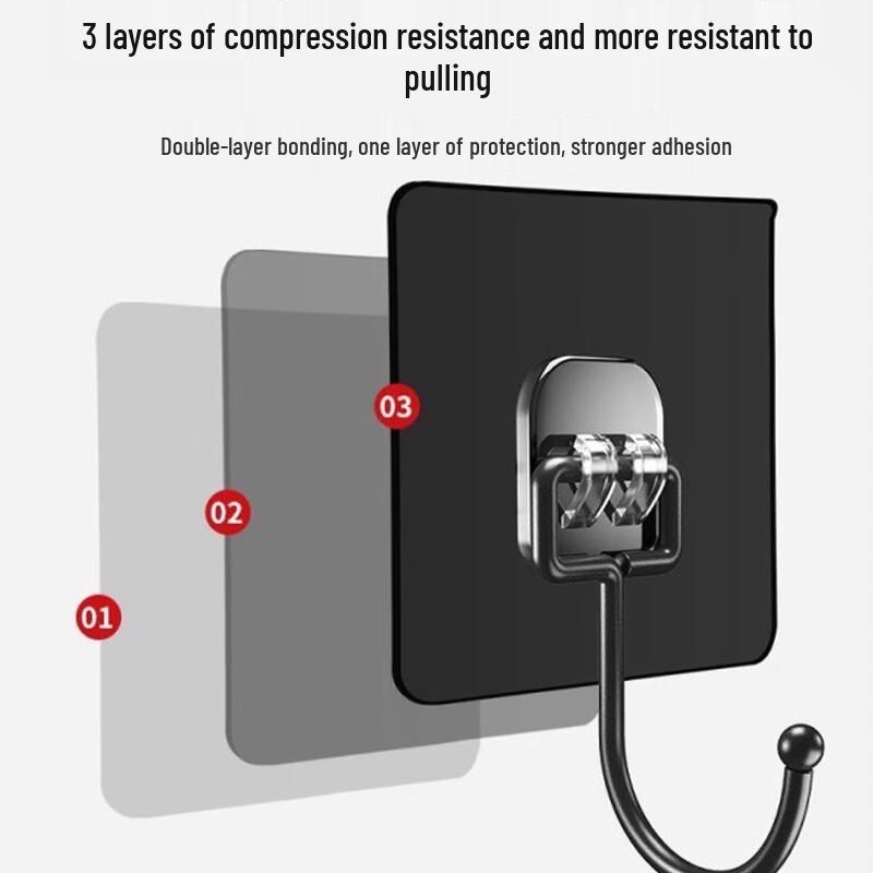 JINGRUIXIANG Traceless Adhesive Wall Hooks