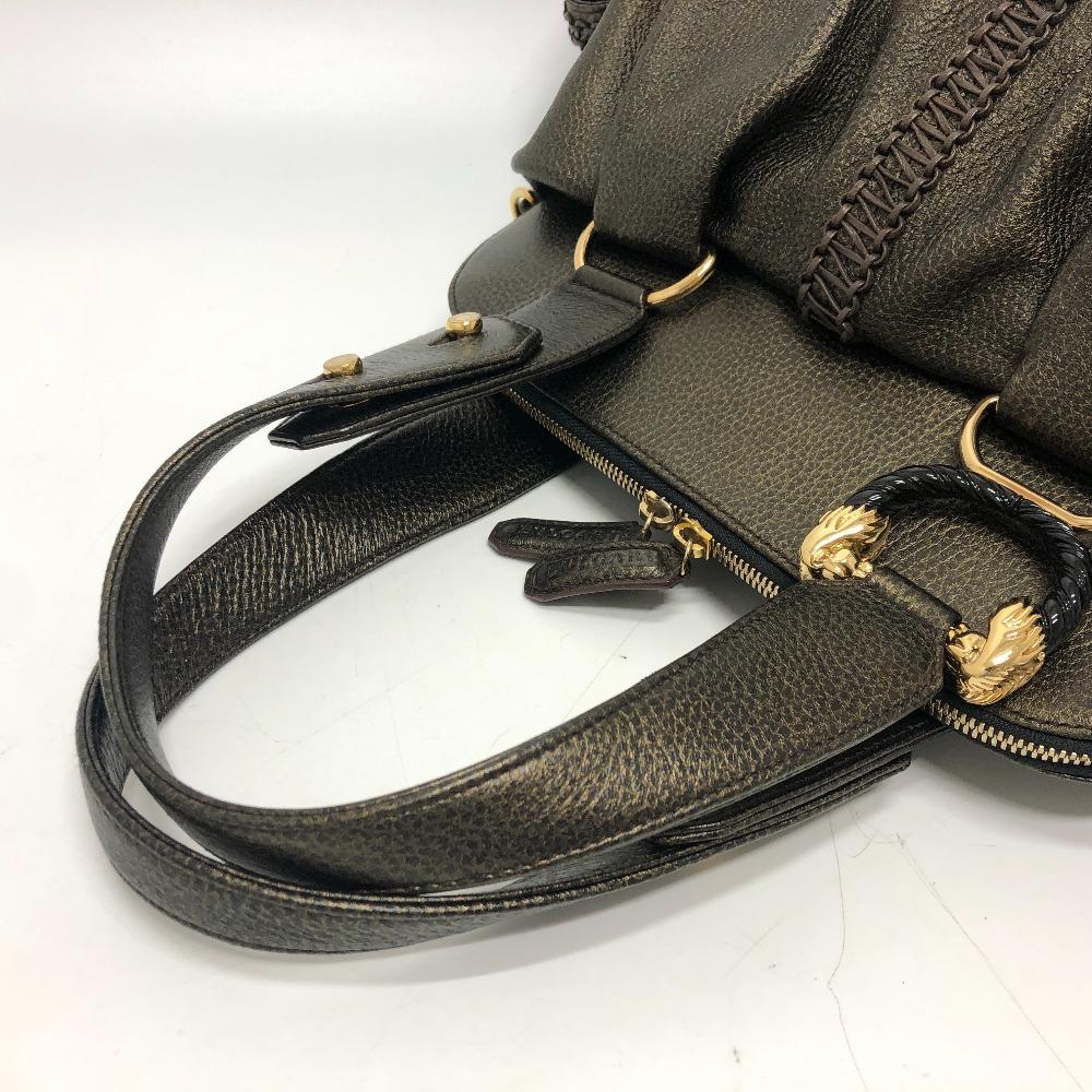 Bvlgari Leoni Bag 2WAY Hand Bag Shoulder Bag Crossbody Tote Bag