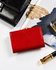 Women's leather wallet F17501 RED