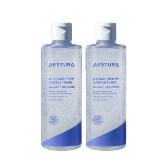 Aestura ATOBARRIER365 Capsule Toner Hydrating Moisturizing Skin Barrier Care 300ml X 2
