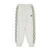 MLB New York Yankees FW24 Retro Patchwork Comfortable Simple Versatile Cuffed Casual Pants Unisex Bottoms Cream 3APTM0244-50CRS