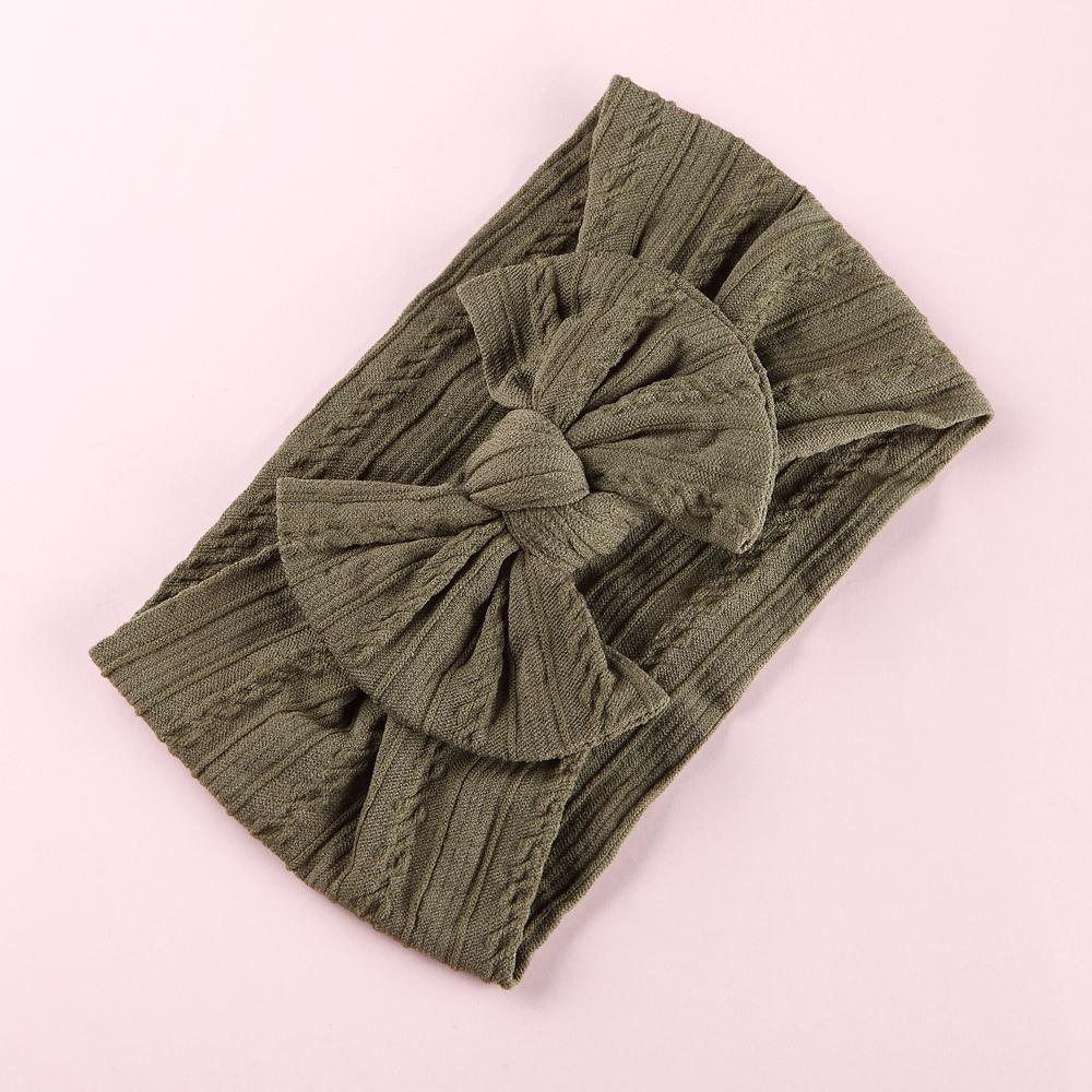 1 Pezzo Fascia per Testa Neonato per Bambine Lavorata a Maglia Elastica Turbante per Bambini Fiocchi per Bambini Morbido Nylon Cappelli per Bambini Accessori per Capelli 32 Colori