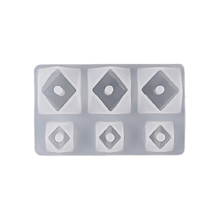 Resin Beads Molds with Hole Silicone Resin Epoxy Molds for Cabochon Gemstone