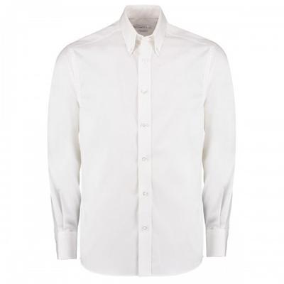 Kustom Kit Mens Tailored Fit Long Sleeved Business Shirt