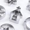 Pastry DIY Stainless Steel Kitchen Cookie Cutters Set Biscuit Mold Christmas Decor Baking Tools
