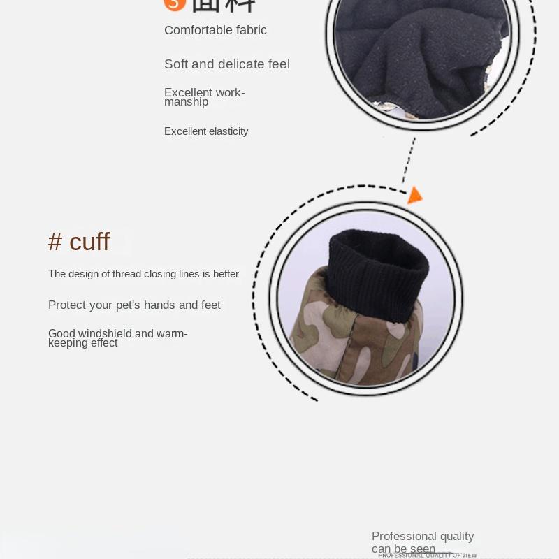 Salopetă pentru animale de companie de toamnă și iarnă