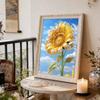 DIY Diamond Art Pearl Painting Kit for Adults, Sunflower Special Shaped Pearl Art Painting Wall for Home Office Decor Handmade Gift
