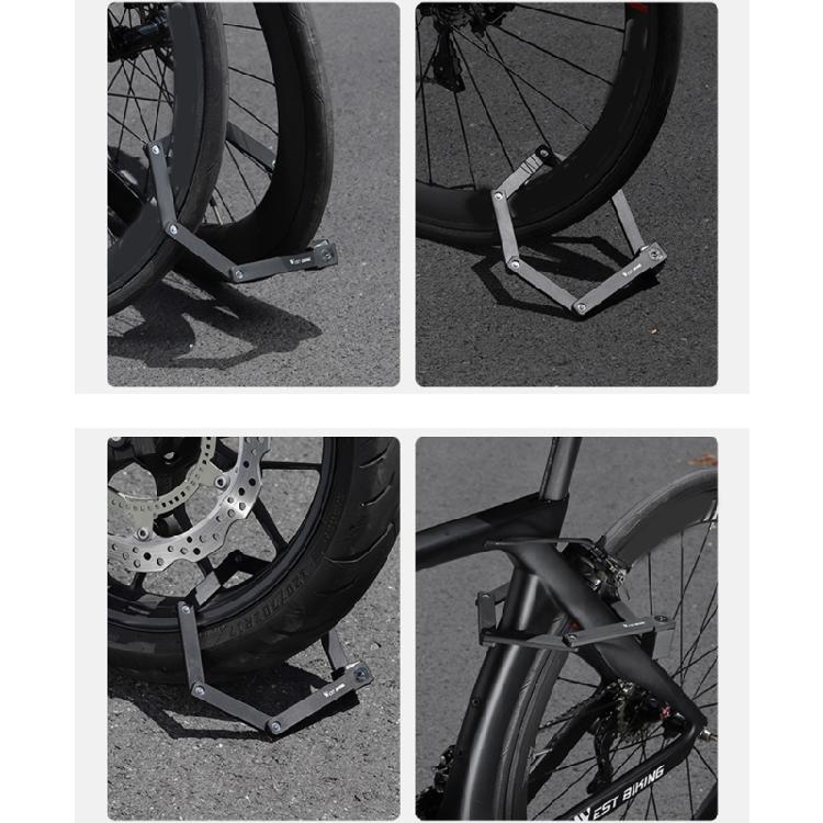 Heavy Duty AntiTheft Cycling Lock with Key and Brackets High Security Bicycles Lock Cycling Accessories Easy to Install