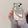 Iphone16Plus Mirror Mobile Phone Case Is Suitable For Apple 17Pro Love Light Luxury 15 Women'S 12 Niche Xsmax