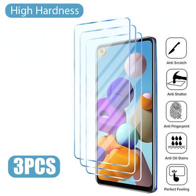 3PCS Tempered Glass for Samsung A13 A12 A41 A70 A04 A50 A71 A73 A52 Screen Protector for Samsung A53 A32 A23 A52S 5G A31 Glass