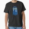 Bad Wolf Call Box Classic TShirt Made In UsaAus TShirt S2xl
