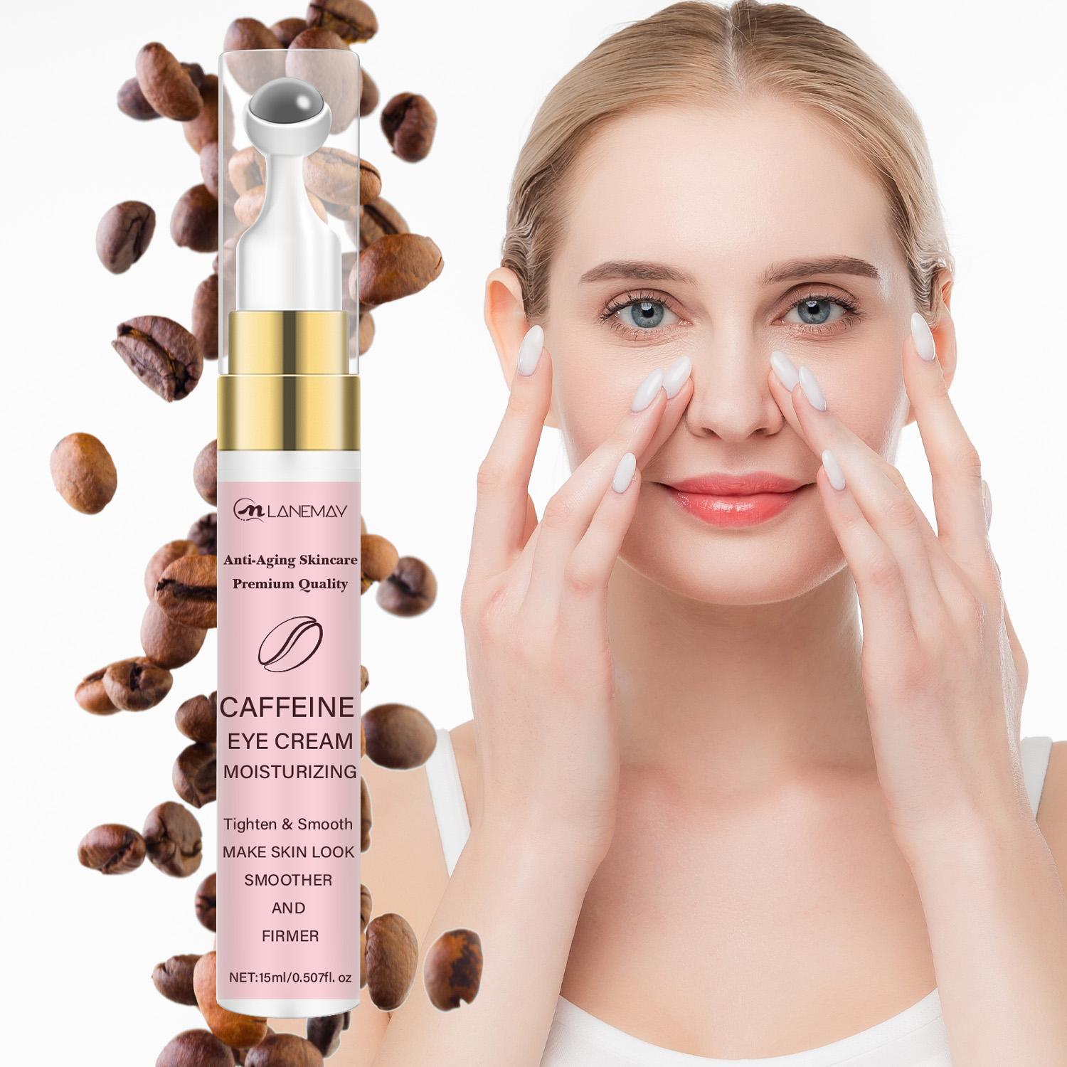 

Кофеиновый крем для глаз - Укрепляет и подтягивает кожу - Уменьшает темные круги и морщины - Подходит для всех типов кожи, 15 мл