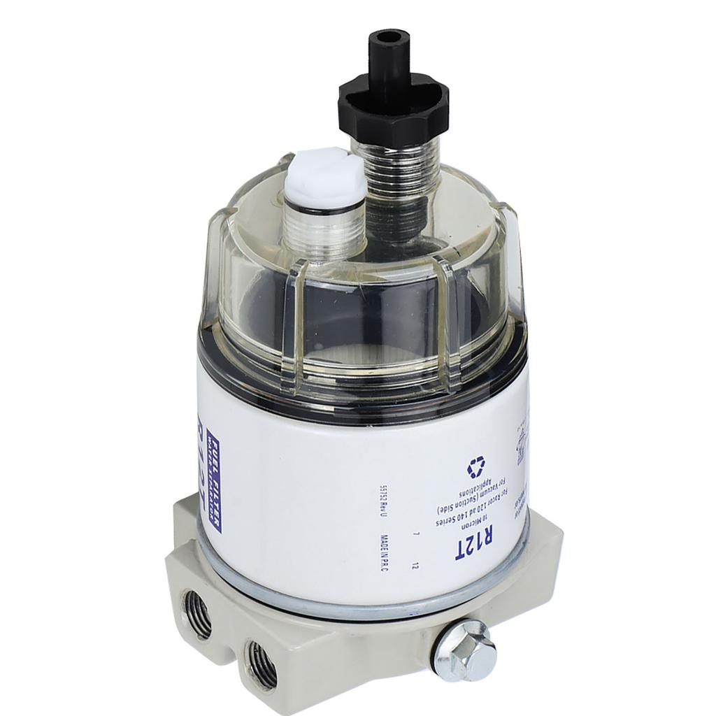 R12T Boat Marine Rotation Fuel Filter Water Separator Fits for Speedboat