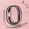 15CM Double Zipper Ita Bag: Durable Transparent Cotton Carrier for Doll Figurines
