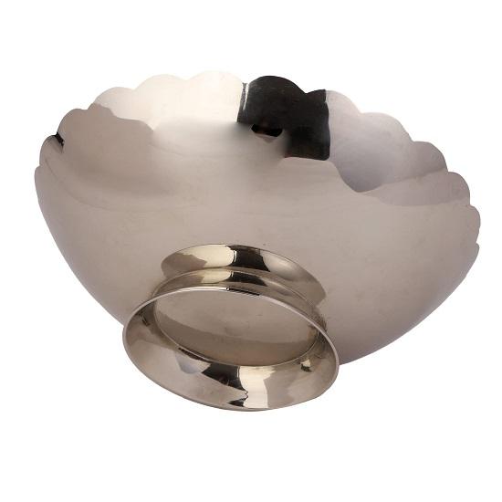 Decorative Brass Table Bowl Diwali Gift for Home Decor 19.05cm Blue