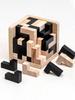 Puzzle 3D z drewna Zabawka IQ 54 szt. L / 54 szt. kostka w kształcie TH Zabawki edukacyjne dla miłośników puzzli, gra intelektualna