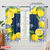 2 Stück 2D Flachdruck Fensterbehandlung Vorhänge Alles Gute zum Geburtstag Zitronen Polyester Ohne Strom Partydekorationen Perfekt