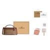 Coach Artificial Leather Handbag Small Women's Brown Yellow CEO23-IMXHE