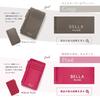 DELLA MILANO Multi-Compact Wallet, Genuine Calf Leather, Compact Mini Wallet, Black X Black