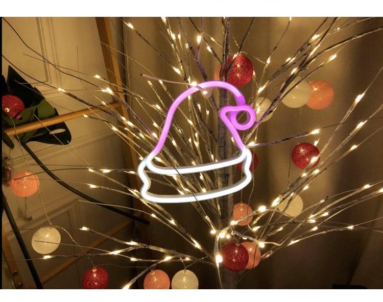 LED Birch Tree Light - Copper Wire Christmas and Landscape Decoration.