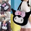Adorable Kuromi Plush Handbag For Women And Girls Featuring Cute Kawaii Design