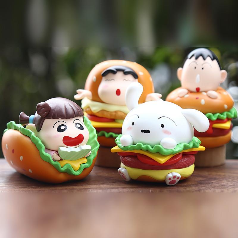 Crayon Shin Chan Character Food Model Toys Cute Cartoon Tabletop Decoration