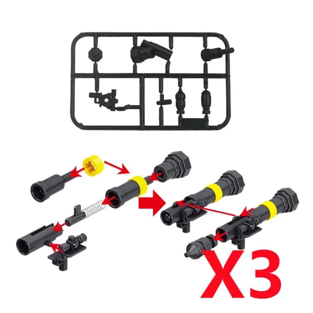 Vojenský MOC Stavebnice zbraní Těžký kulomet Gatling M19 NSV Figurky Dělostřelectvo Odminovací Pistole Kulka Hračka Dárek K013